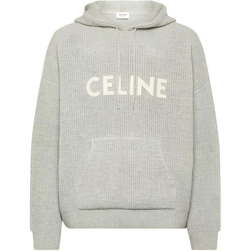CELINE Sweaters Men's Ecru Hooded Moderate Other