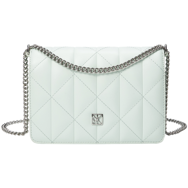 Женская сумка CALVIN KLEIN Quilted Chain (зеленая)