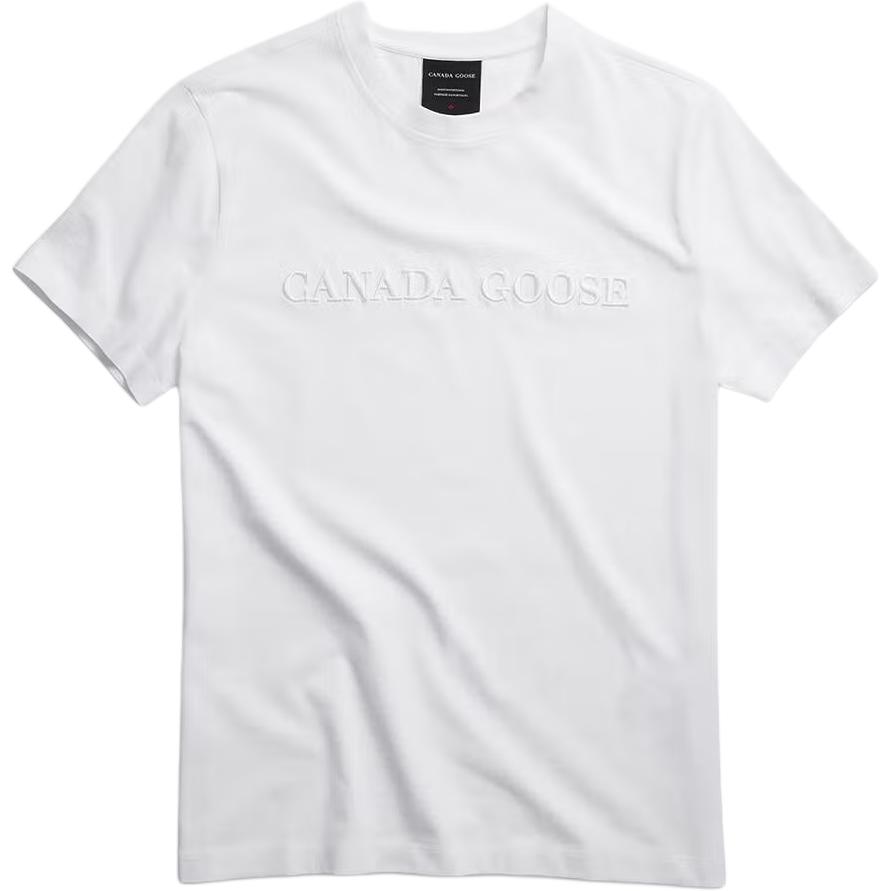 Мужская футболка Canada Goose Emersen SS25 (белая)