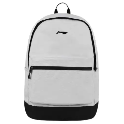 Li Ning Polyester Backpack Unisex Antarctic Gray