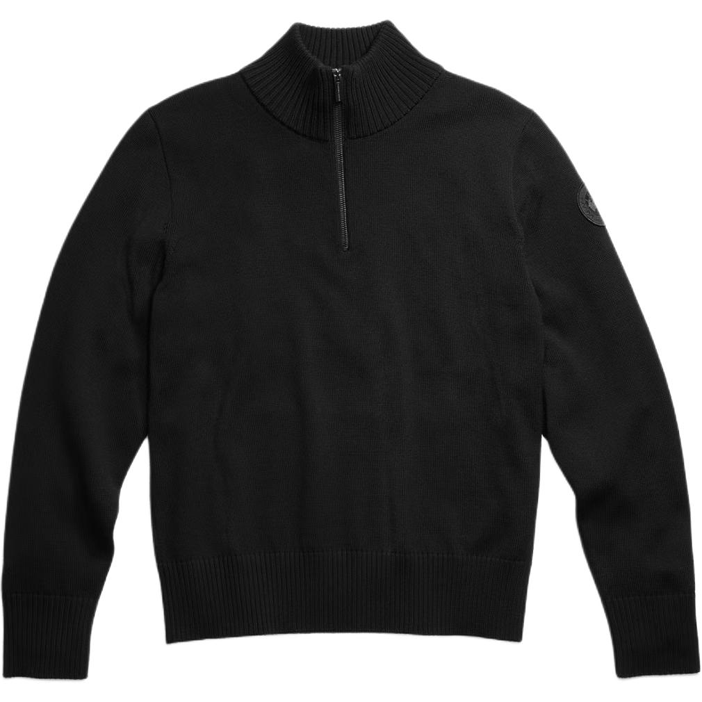 Мужской свитер Canada Canada Goose SS24 Rosseau1/4 (черный)