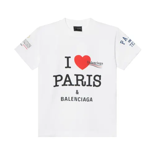 Balenciaga SS25 Regular T Shirt Women's Slim Fit White