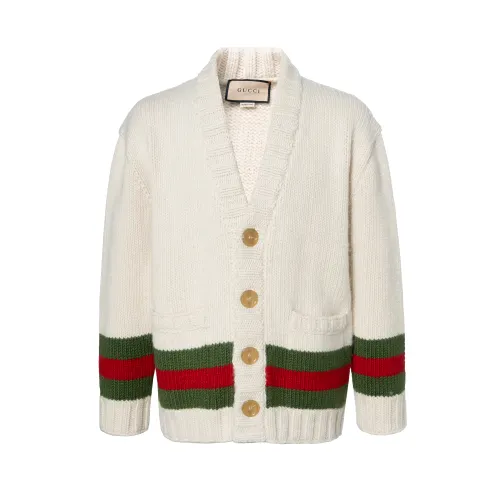 GUCCI Wed Detailed Knitted Cardigan