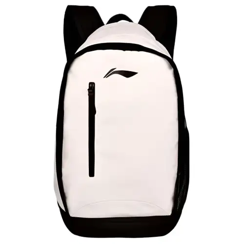 Li Ning Polyester Backpack Regular Kids' Ecru