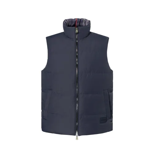 Burberry Down Vest Men's Dark Blue