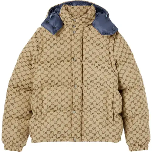 GUCCI Gg Motif Padded Down Jacket