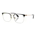Burberry Metal Square Eyeglass Frames Men's Black Gold