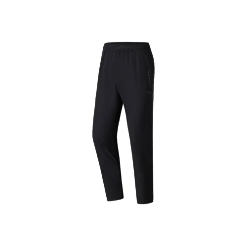 Anta Variety Training Collection Full Length Pants Men's Basic Black