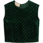 GUCCI SS24 Tank Top Women's Emerald Green
