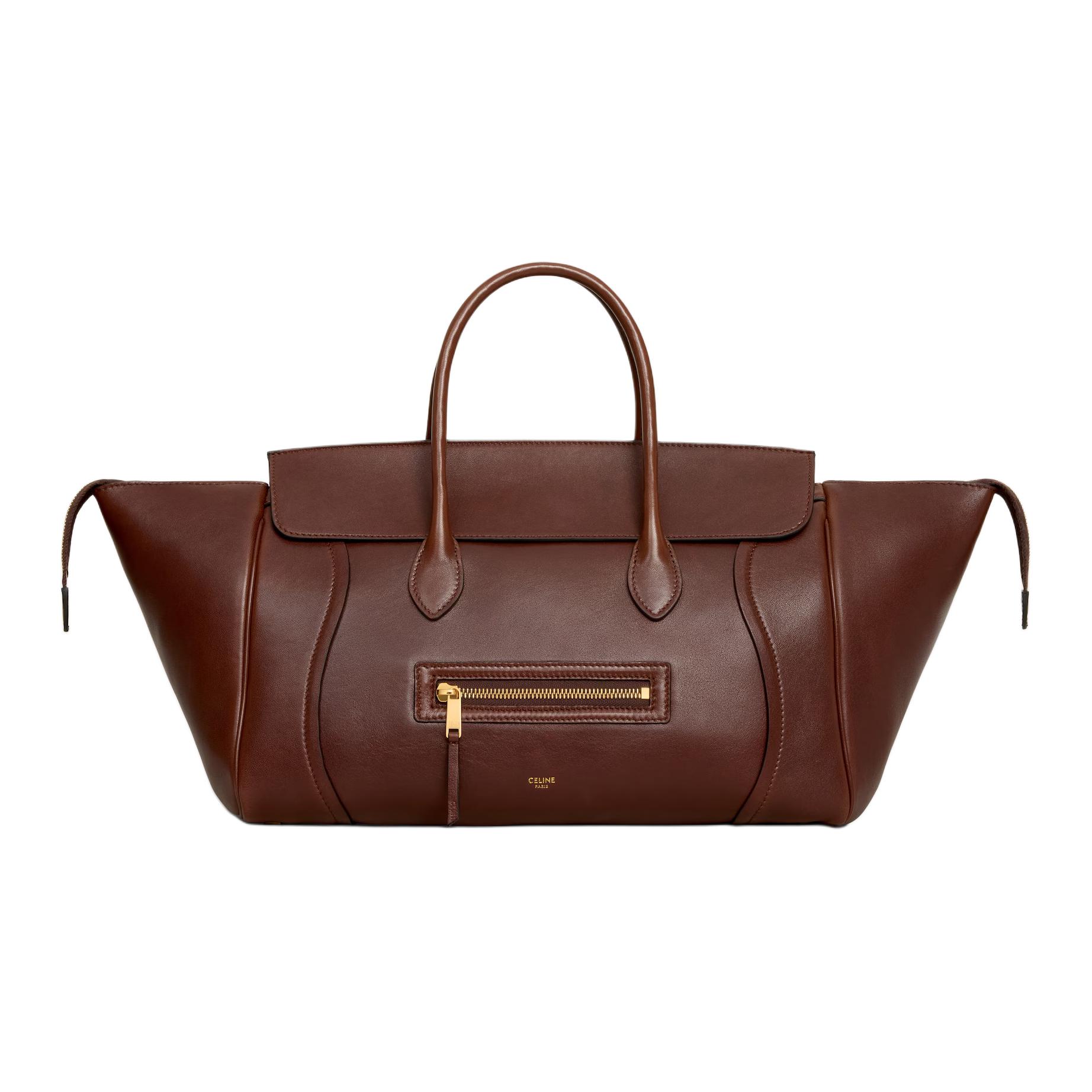 Женская сумка CELINE Luggage (темно-коричневая)