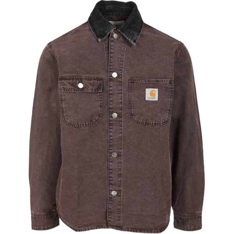 Мужская рубашка Carhartt WIP Mitch Shirts (черная)