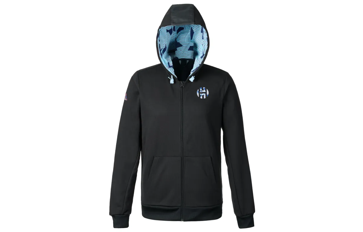 Adidas Harden HRDN FZ WINTER Men's Basketball Collection, Fleece Lined Thermal Hooded Sportswear Jackets & Coats Men's