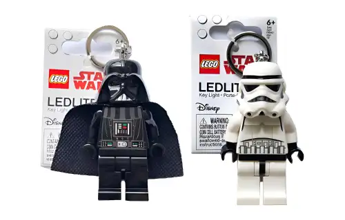 LEGO LEGO Star Wars Series Luminous Keychain Building Blocks 0-300pcs Darth Vader-White Soldier