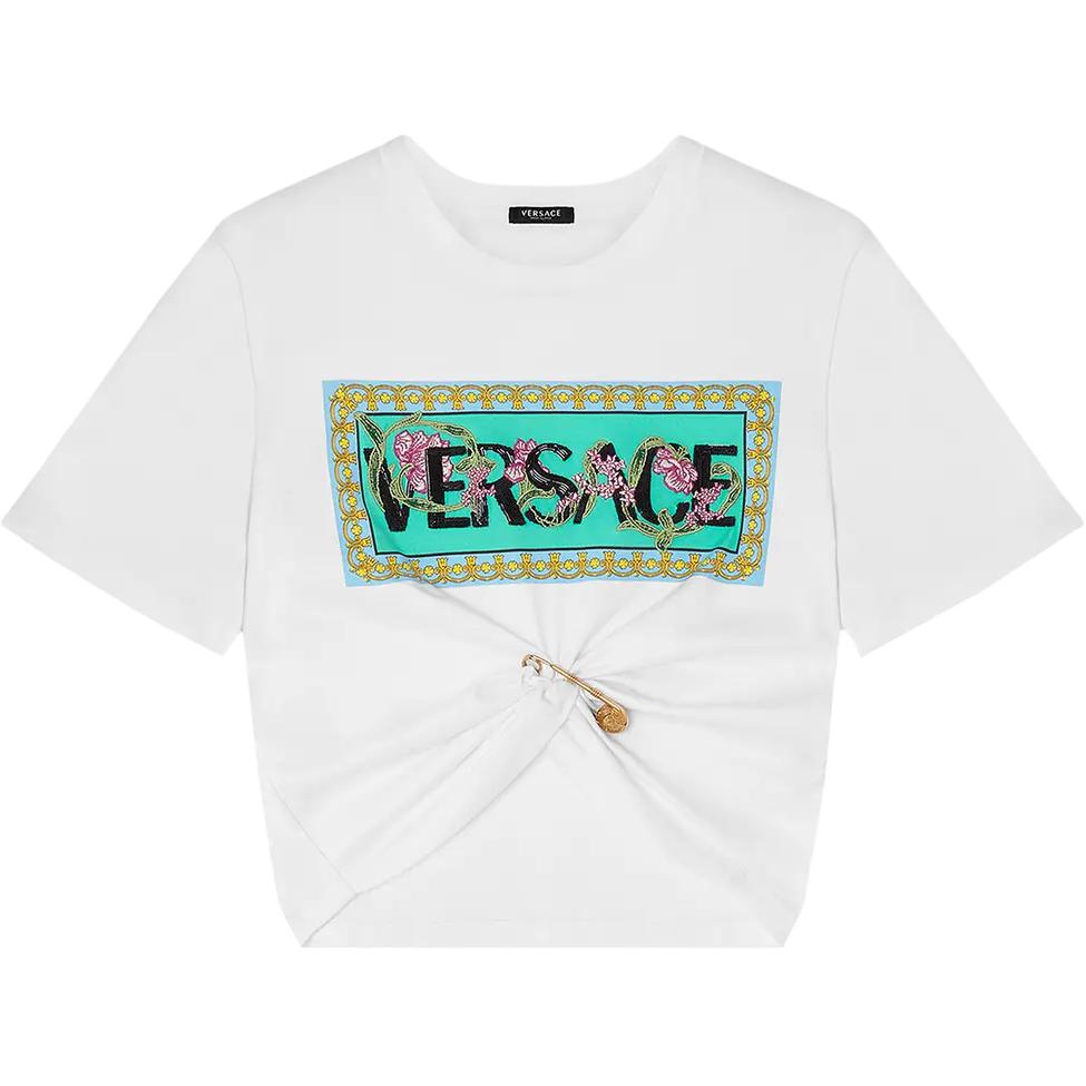 Женская футболка Versace VERSACE VERSACE SS22T (белая)