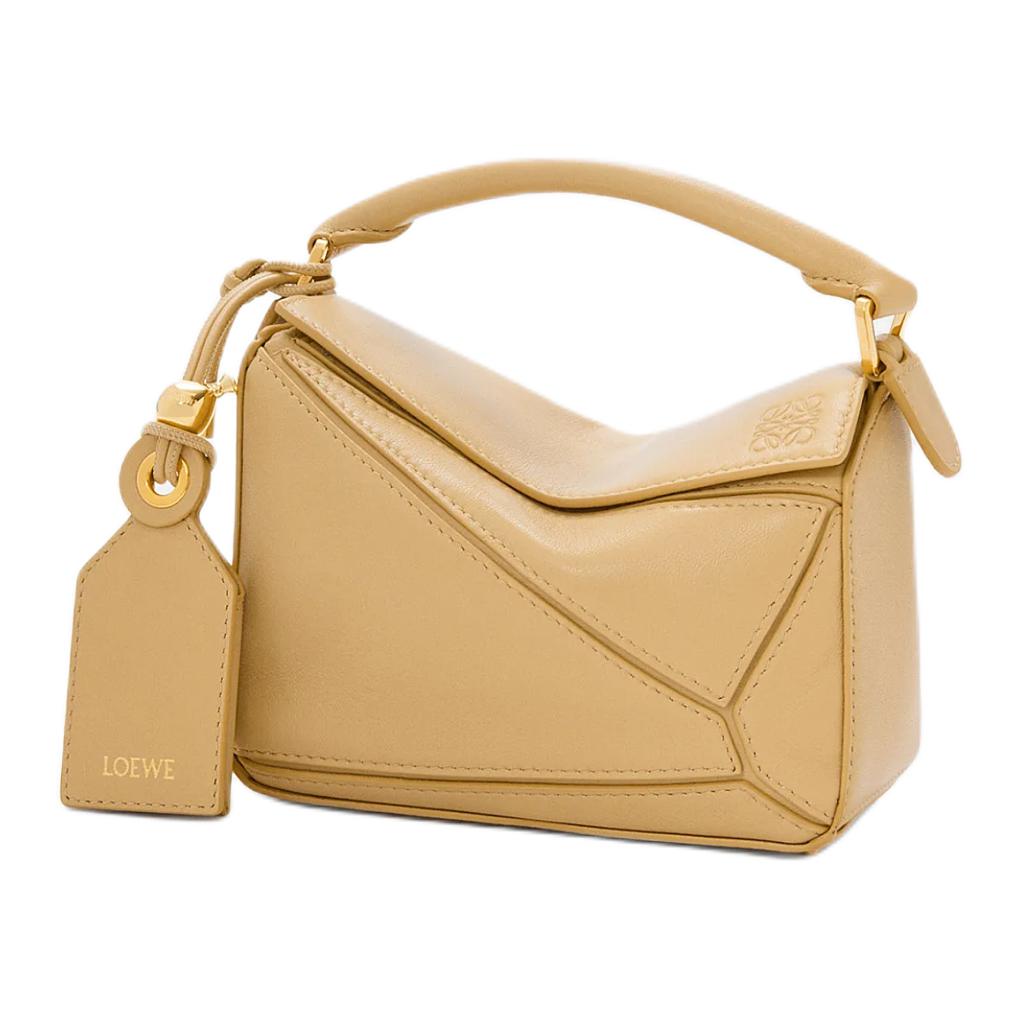 Женская сумка LOEWE Puzzle Anagram (желтая)