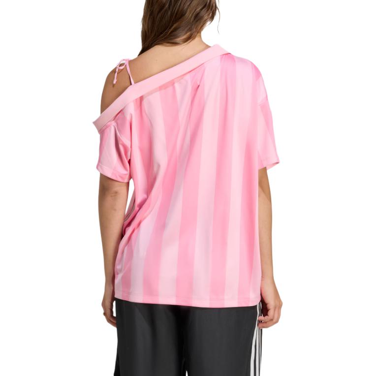 Adidas Originals Off SHOULDER JERSEY Soccer Jersey Women’s Pink/Light Pink