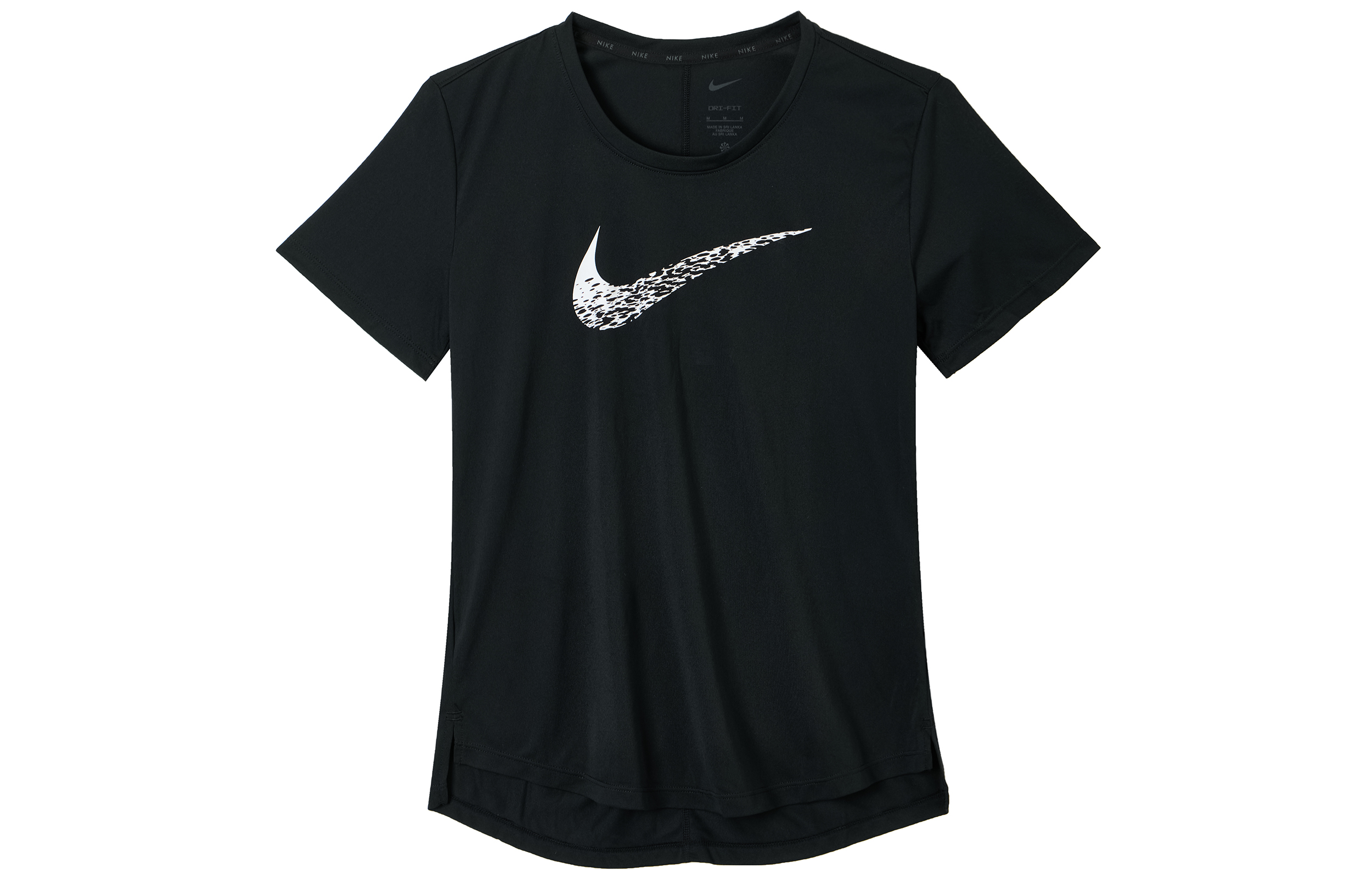 Nike Set in Sleeve Running T Shirt Women’s Black