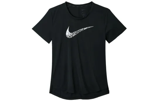 Nike Set in Sleeve Running T Shirt Women's Black