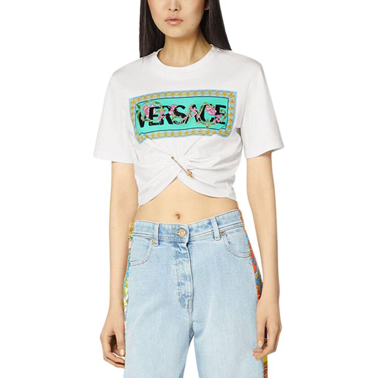 Женская футболка Versace VERSACE SS22T (белая) — фото 2
