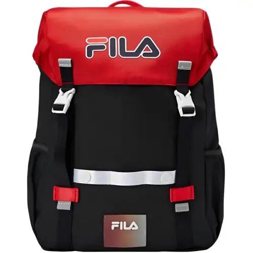 FILA KIDS Nylon Backpack Kids Bag Small Children Aged 3 7 Years Old Red/Black