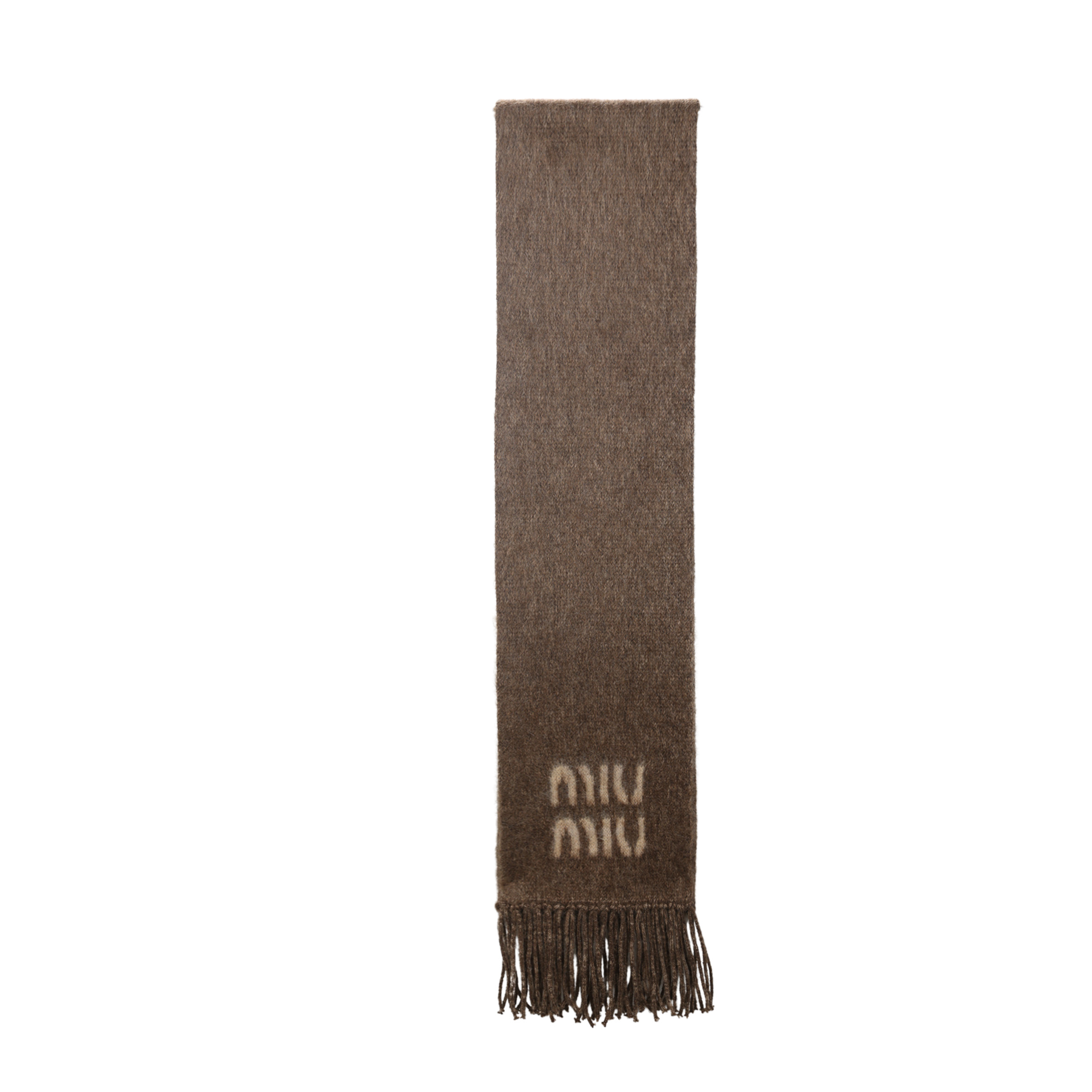 Шарф MIU MIU (коричневый)