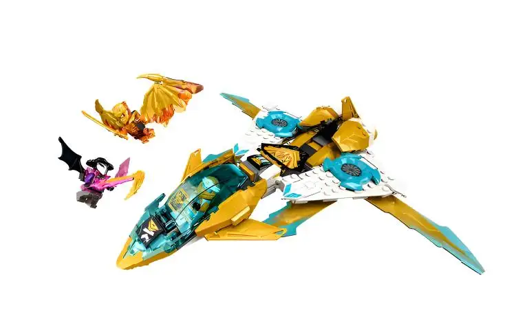 LEGO LEGO Ninjago Series Zanago Golden Dragon Jet Puzzle Building Blocks 0-300pcs 71770