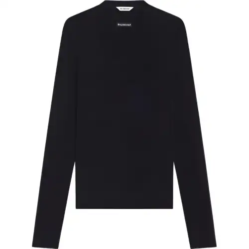 【Previous Season】logo-patch knitted top