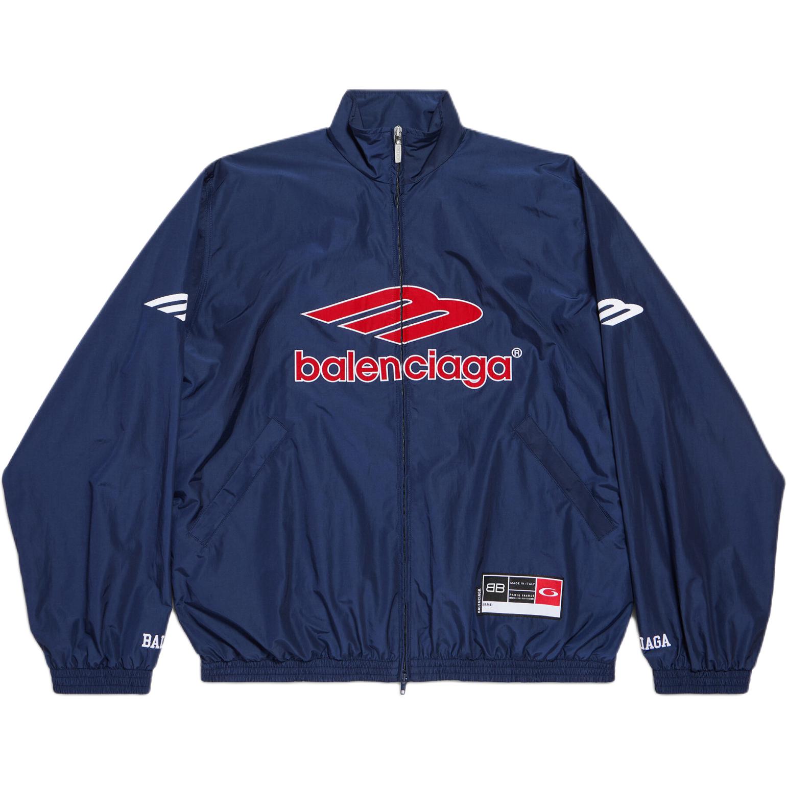 Мужская куртка Balenciaga (черно-белая)