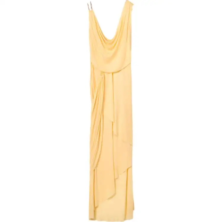 LOEWE Sleeveless Dresses Women's Yellow Moderate Long