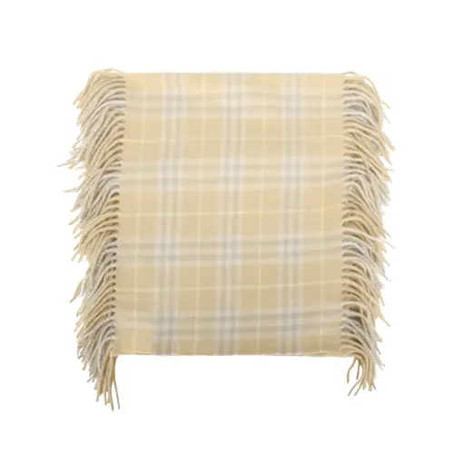 Burberry Checked Frayed Edge Scarf
