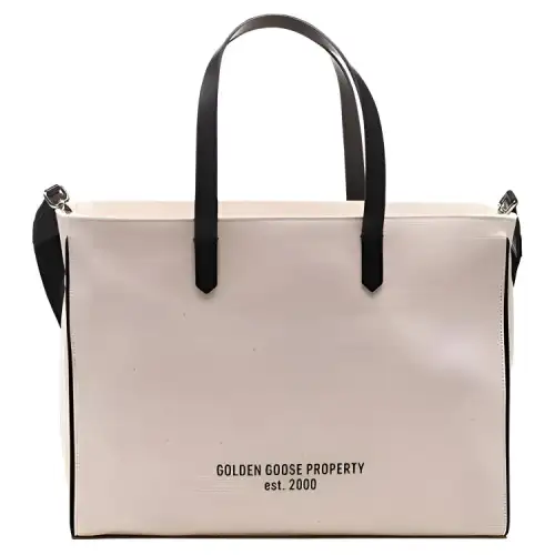 Golden Goose Cotton One Shoulder Handbag Women's White