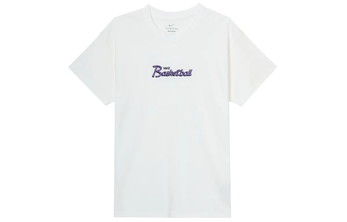 Nike T-Shirts Men's White Crew Neck Moderate