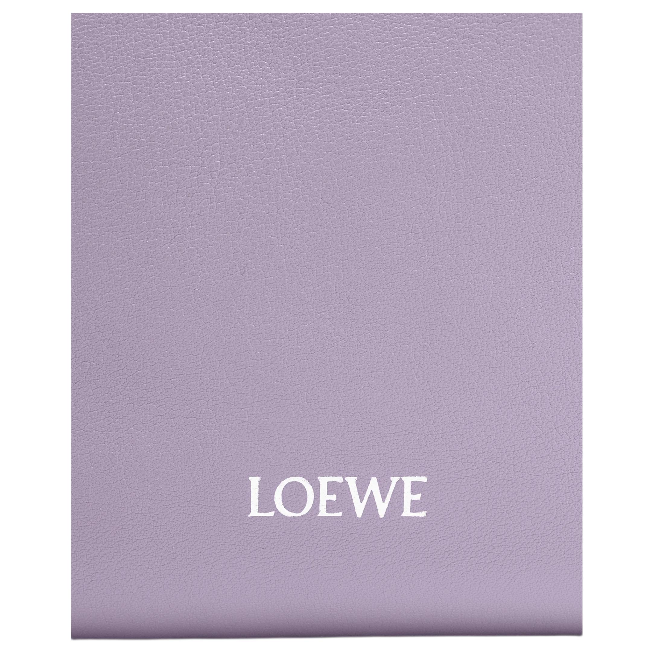 Женская сумка LOEWE Pebble (серо-фиолетовая) — фото 7
