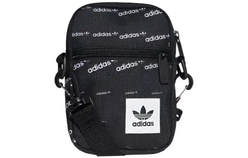 Adidas Originals Polyester Crossbody Bags Unisex Pure Black