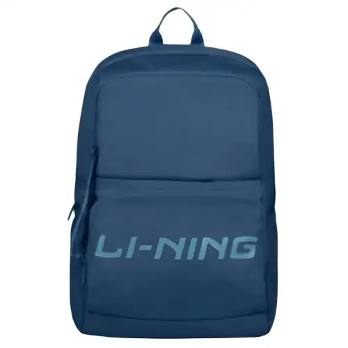 Li Ning Polyester Backpack Regular Unisex Dark Gray Blue
