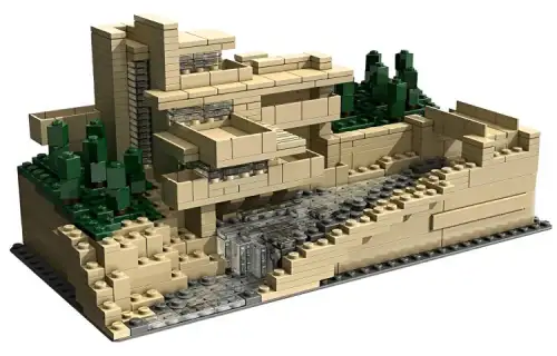LEGO LEGO Architecture Series Fallingwater Puzzle Plastic Building Blocks 811pcs 21005