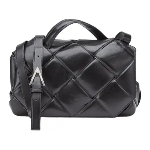 Bottega Veneta Sheepskin Handbag Women's Black
