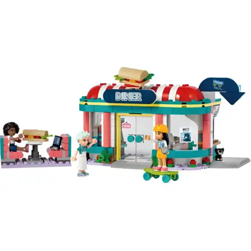 LEGO LEGO Friends Heart Lake City Center Restaurant Plastic Building Blocks 346pcs 41728