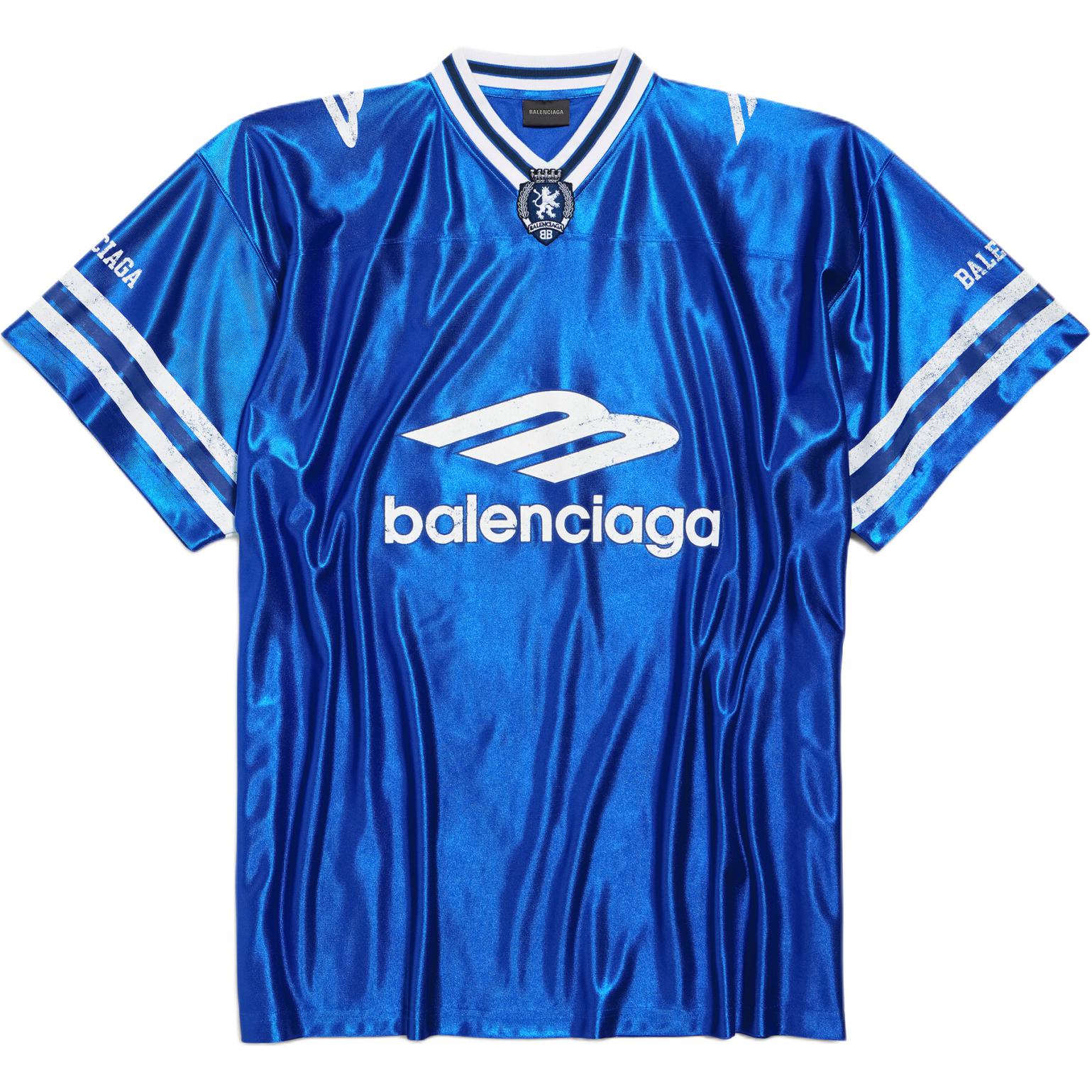Мужская футболка Balenciaga FW25 FOOTBALL (черная)