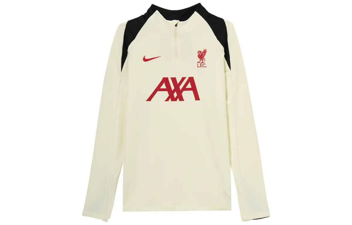 Nike Liverpool Soccer Jersey Men's Coconut Milk/Black/Gym Red