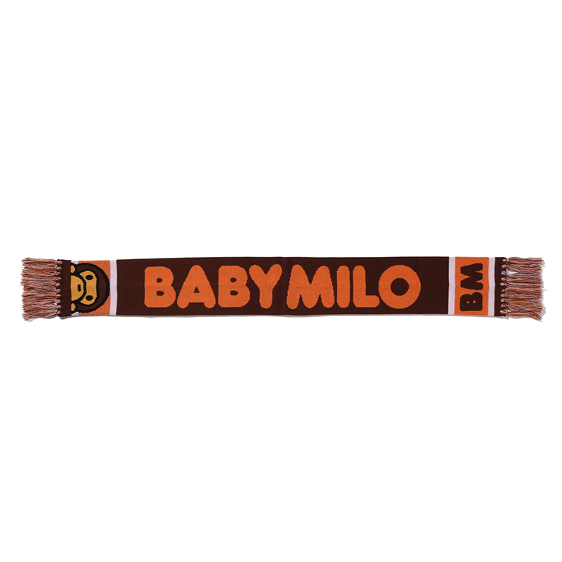 Детский шарф A BATHING APE BABY MILO (сине-кофейный)