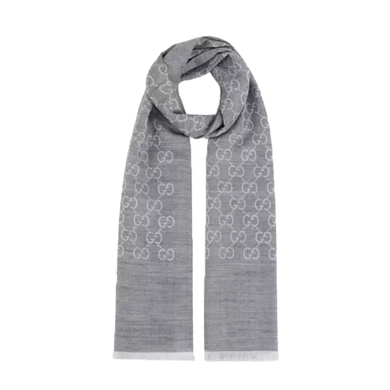 GUCCI Gucci, double-sided woolen cloak with tassels, velvet scarf for men and women, for beloved