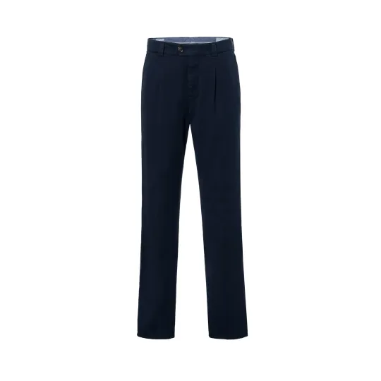 Brunello Cucinelli Leisure Fit Pleated Gabardine Trousers