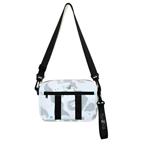 A BATHING APE Casual Crossbody Bags Unisex White