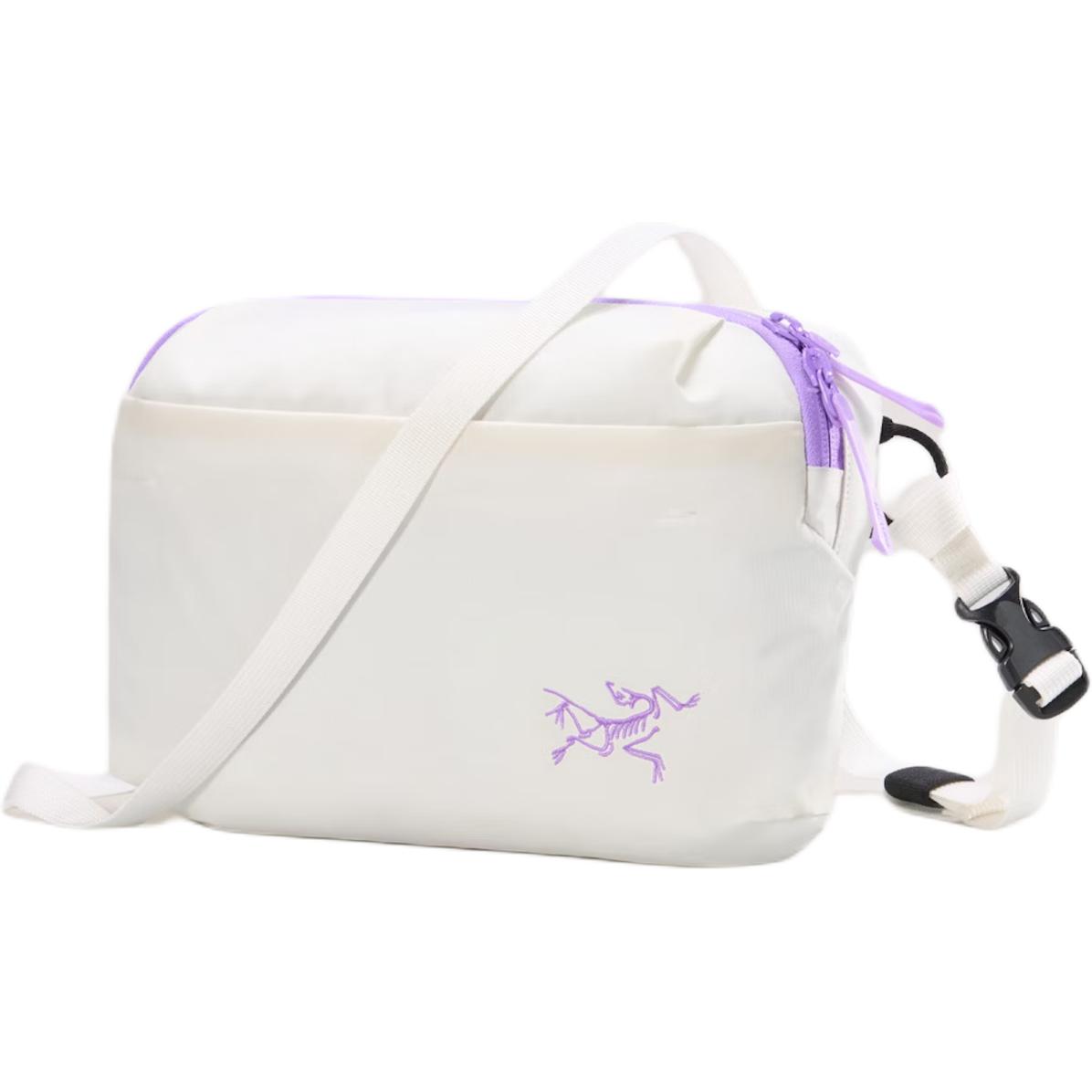 Сумка Arcteryx Heliad Crossbody (бело-фиолетовая)