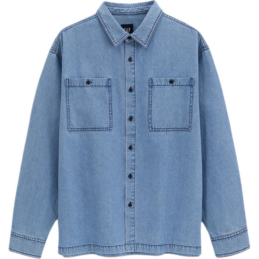 Рубашка GAP Denim Shirt (синяя)