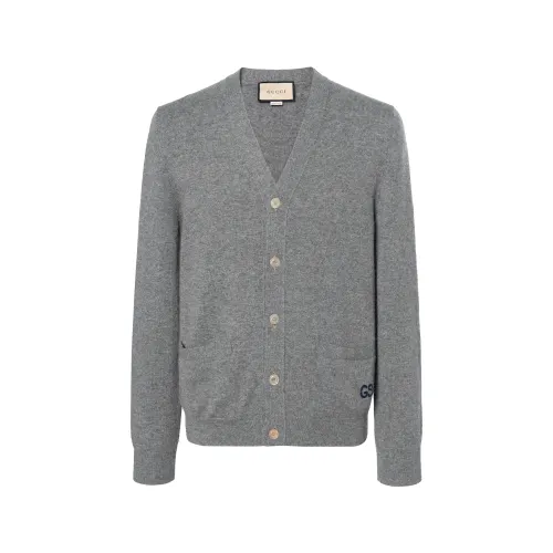 GUCCI Horsebit detail Cashmere Cardigan