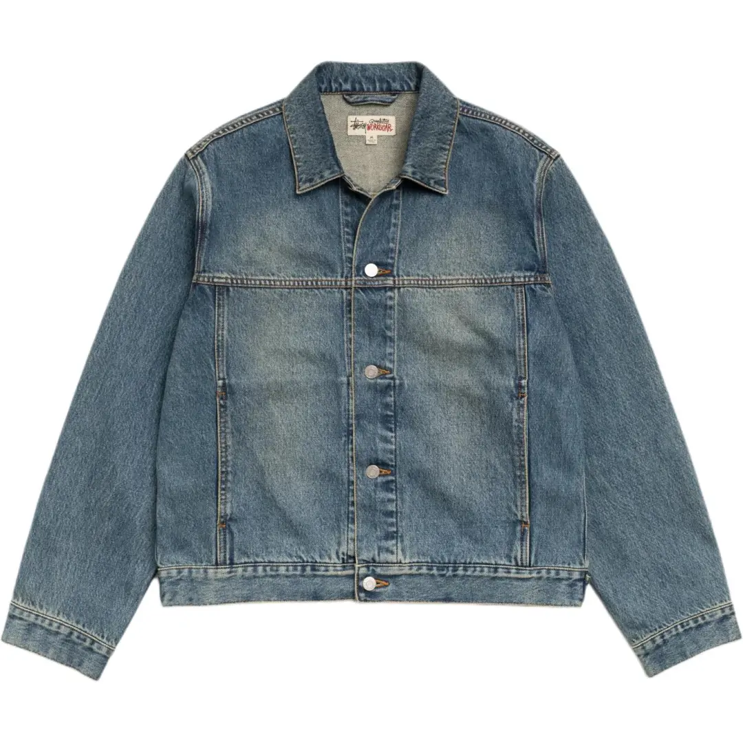 Stussy FW25 TRUCKER JACKET DENIM Jacket Unisex