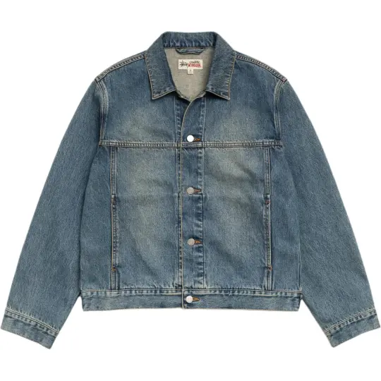 Stussy FW25 TRUCKER JACKET DENIM Jacket Unisex