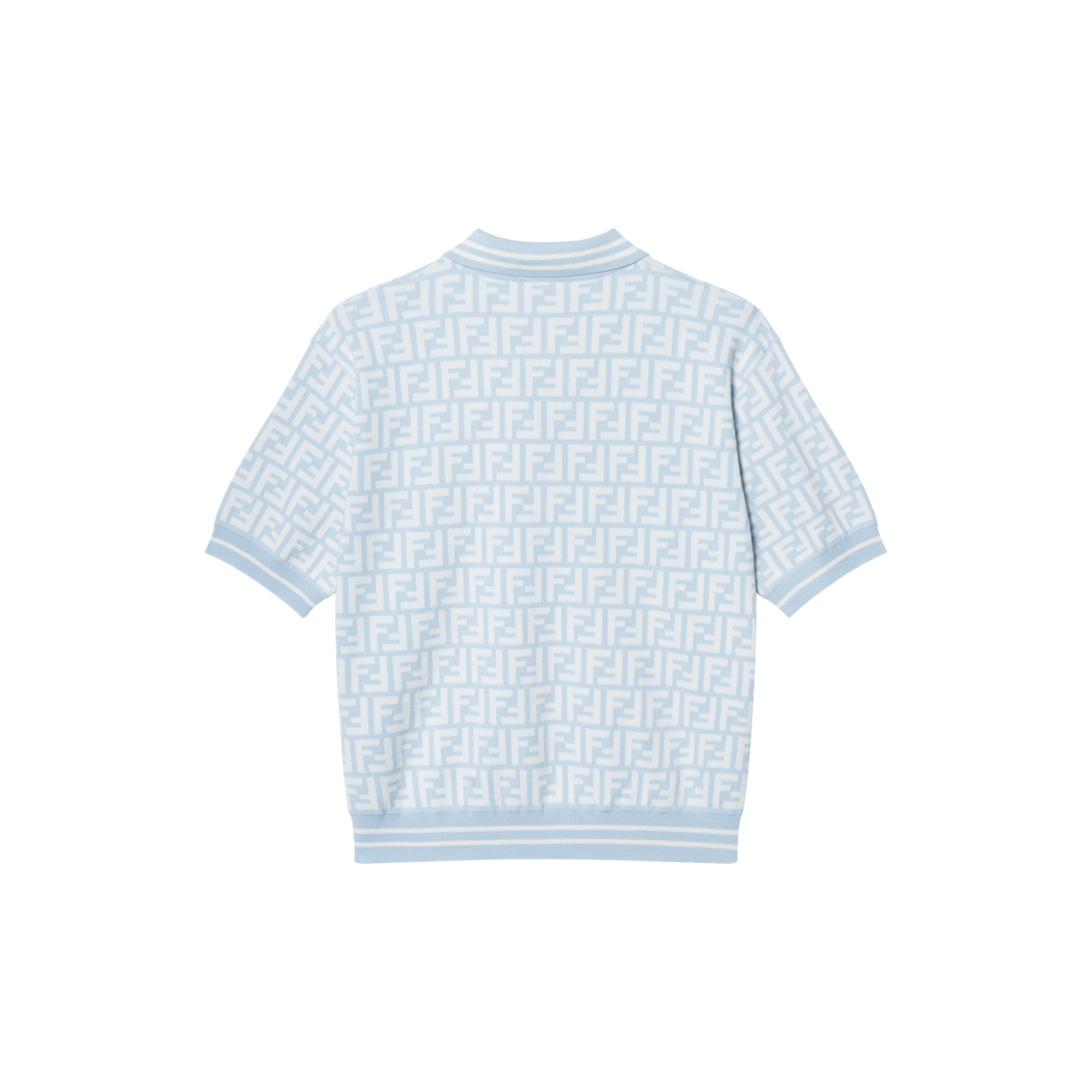 Детская футболка Fendi FENDIT SS25Polo (голубой) — фото 2